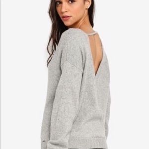 Hollister Open Back Twist Sweater